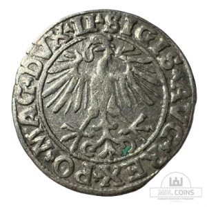 Alternative view of 1550 metų Žygimanto Augusto 1/2 grašio