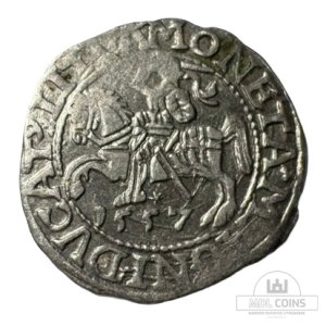 1557 metų Žygimanto Augusto 1/2 grašio