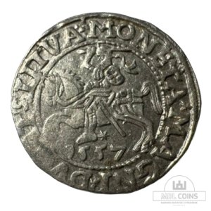 1557 metų Žygimanto Augusto 1/2 grašio