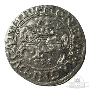 1558 metų Žygimanto Augusto 1/2 grašio