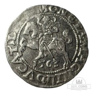 1563 metų Žygimanto Augusto 1/2 grašio