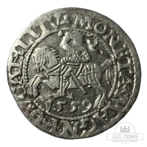 1559 metų Žygimanto Augusto 1/2 grašio