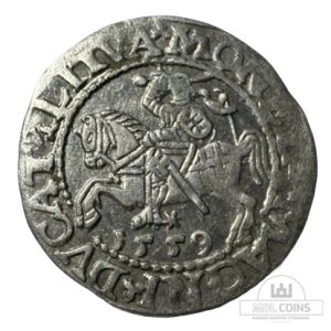 1559 metų Žygimanto Augusto 1/2 grašio