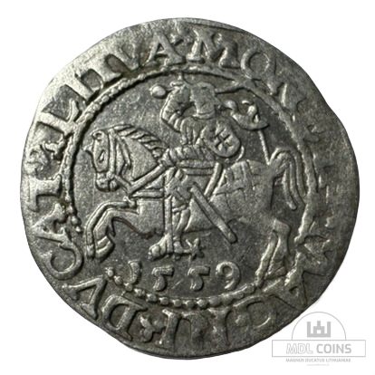 1559 metų Žygimanto Augusto 1/2 grašio