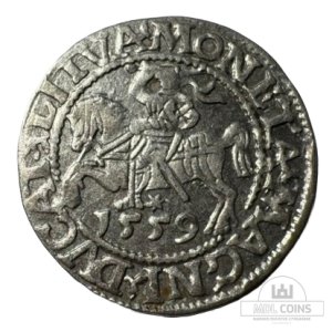 1559 metų Žygimanto Augusto 1/2 grašio