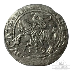 1559 metų Žygimanto Augusto 1/2 grašio