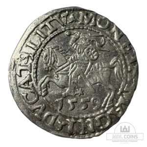 1559 metų Žygimanto Augusto 1/2 grašio