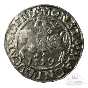 1559 metų Žygimanto Augusto 1/2 grašio