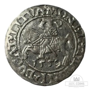 1559 metų Žygimanto Augusto 1/2 grašio