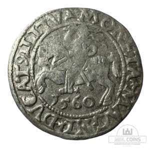 1560 metų Žygimanto Augusto 1/2 grašio
