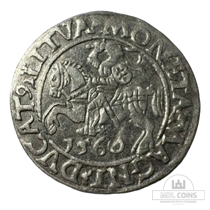 1560 metų Žygimanto Augusto 1/2 grašio