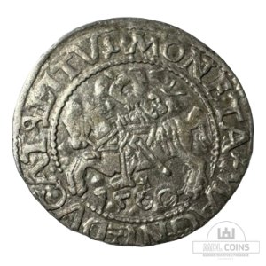 1560 metų Žygimanto Augusto 1/2 grašio
