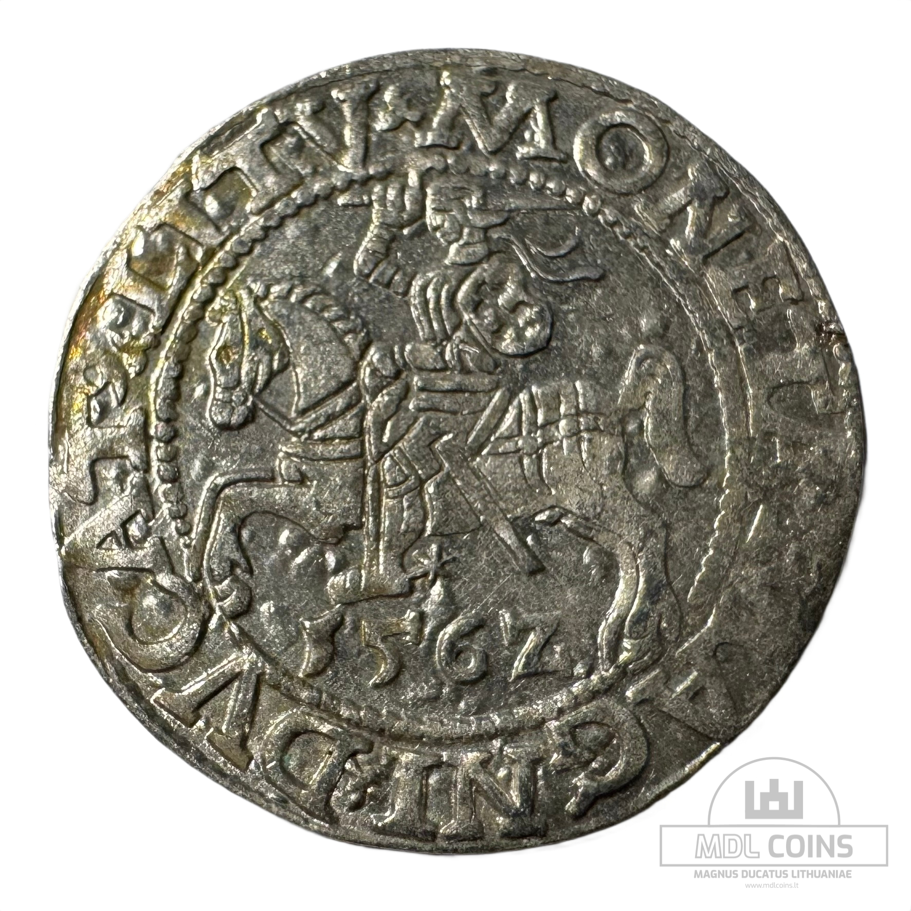 1562 metų Žygimanto Augusto 1/2 grašio