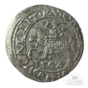 1562 metų Žygimanto Augusto 1/2 grašio