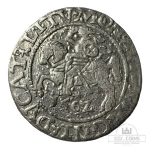 1562 metų Žygimanto Augusto 1/2 grašio
