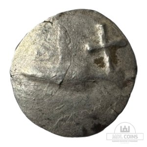 Alternative view of 1395-1396 metų Vytauto Didžiojo 1/2 grašio - Didžioji "PECHIAT" - 5V tipas (0,98 g)