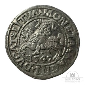 1547 metų Žygimanto Augusto 1/2 grašio