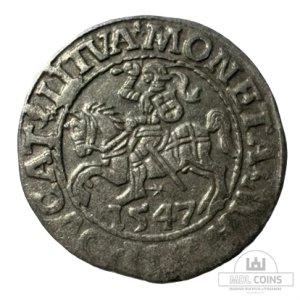 1547 metų Žygimanto Augusto 1/2 grašio – (Sesija Nr.96 – Pabaiga 20260604 – 22.02 val. + 2 min. „Anti-sniping”)