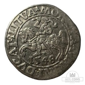 1548 metų Žygimanto Augusto 1/2 grašio