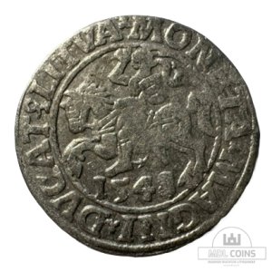 1548 metų Žygimanto Augusto 1/2 grašio