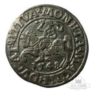 1548 metų Žygimanto Augusto 1/2 grašio – (Sesija Nr.95 – Pabaiga 20260525 – 22.10 val. + 2 min. „Anti-sniping”)