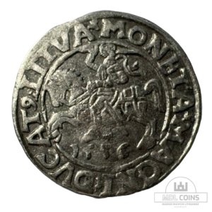 1556 metų Žygimanto Augusto 1/2 grašio