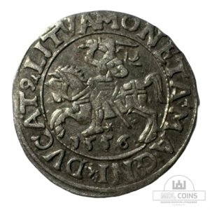 1556 metų Žygimanto Augusto 1/2 grašio