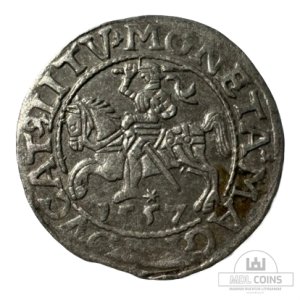 1557 metų Žygimanto Augusto 1/2 grašio