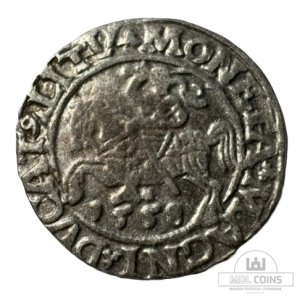 1558 metų Žygimanto Augusto 1/2 grašio