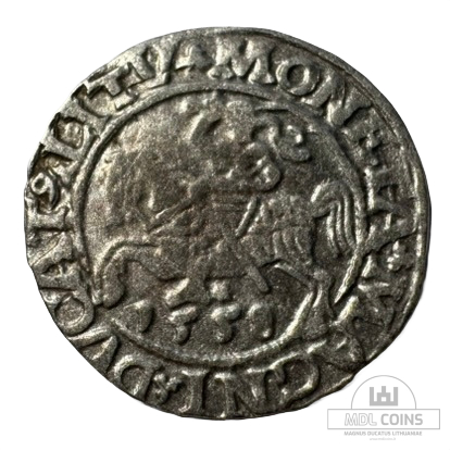 1558 metų Žygimanto Augusto 1/2 grašio