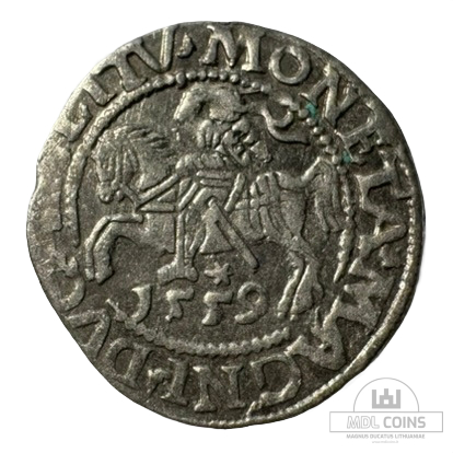 1559 metų Žygimanto Augusto 1/2 grašio