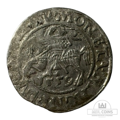 1559 metų Žygimanto Augusto 1/2 grašio