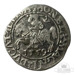 1559 metų Žygimanto Augusto 1/2 grašio