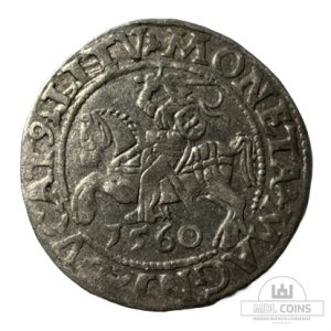 1560 metų Žygimanto Augusto 1/2 grašio