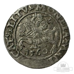 1560 metų Žygimanto Augusto 1/2 grašio