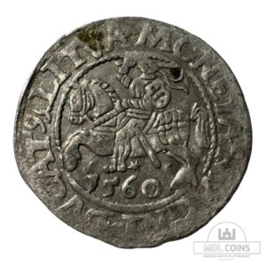 1560 metų Žygimanto Augusto 1/2 grašio