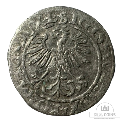 1560 metų Žygimanto Augusto 1/2 grašio - Image 2