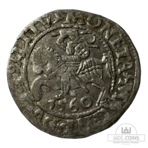 1560 metų Žygimanto Augusto 1/2 grašio