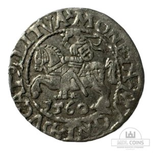 1560 metų Žygimanto Augusto 1/2 grašio