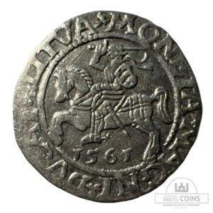 1561 metų Žygimanto Augusto 1/2 grašio