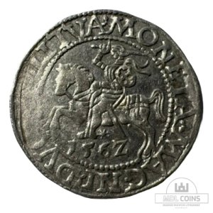 1562 metų Žygimanto Augusto 1/2 grašio