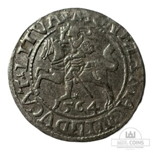 1564 metų Žygimanto Augusto 1/2 grašio – (Sesija Nr.96 – Pabaiga 20260604 – 22.32 val. + 2 min. „Anti-sniping”)
