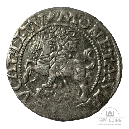 1565 metų Žygimanto Augusto 1/2 grašio