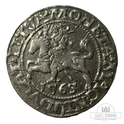 1565 metų Žygimanto Augusto 1/2 grašio