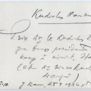 Alternative view of Kazys Grinius - Kudirkos Naumiestis, 1934 metai - 9 x 13,5 cm