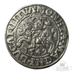 1549 metų Žygimanto Augusto 1/2 grašio