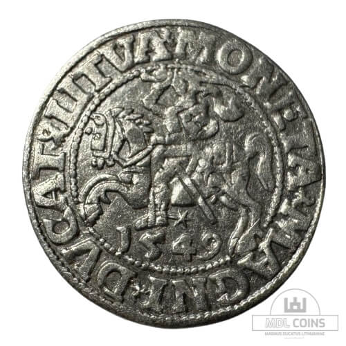1549 metų Žygimanto Augusto 1/2 grašio