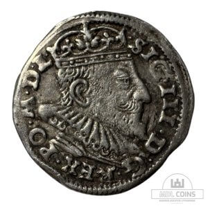 Alternative view of 1593 metų Žygimanto Vazos 3 grašiai